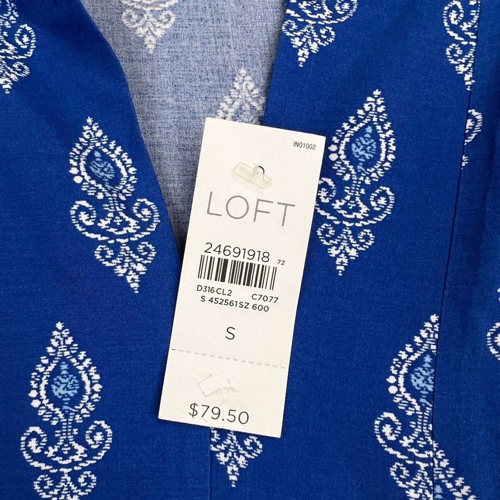 New Anne Taylor Loft Belted Top Sleeveless Size small - Picture 6 of 11